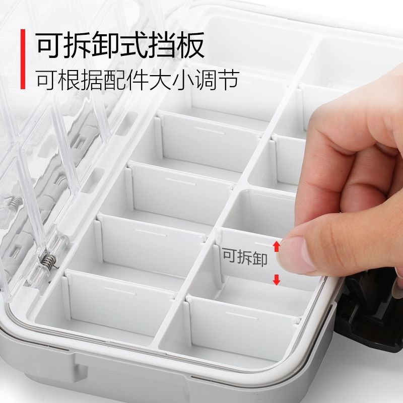 垂钓小路亚渔具配件盒鱼钩工具储物盒防水钓鱼小件收纳用品