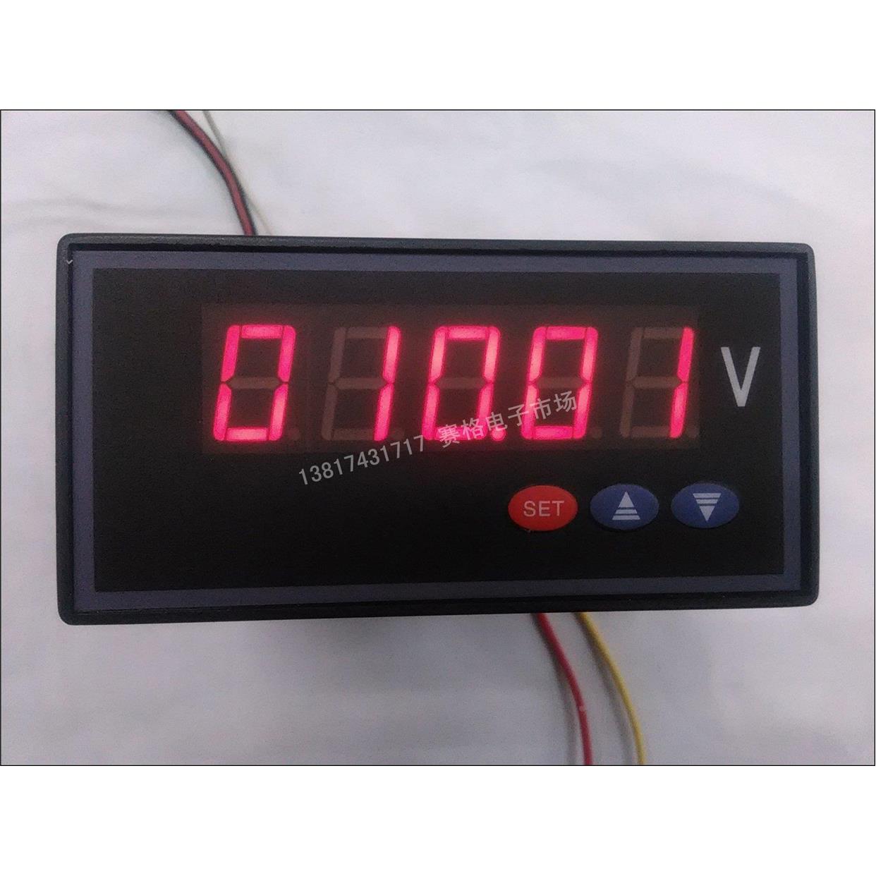 SX48-DC200V 500V直流五位数字电压表 PZ195U-5K1 数字电流电压表