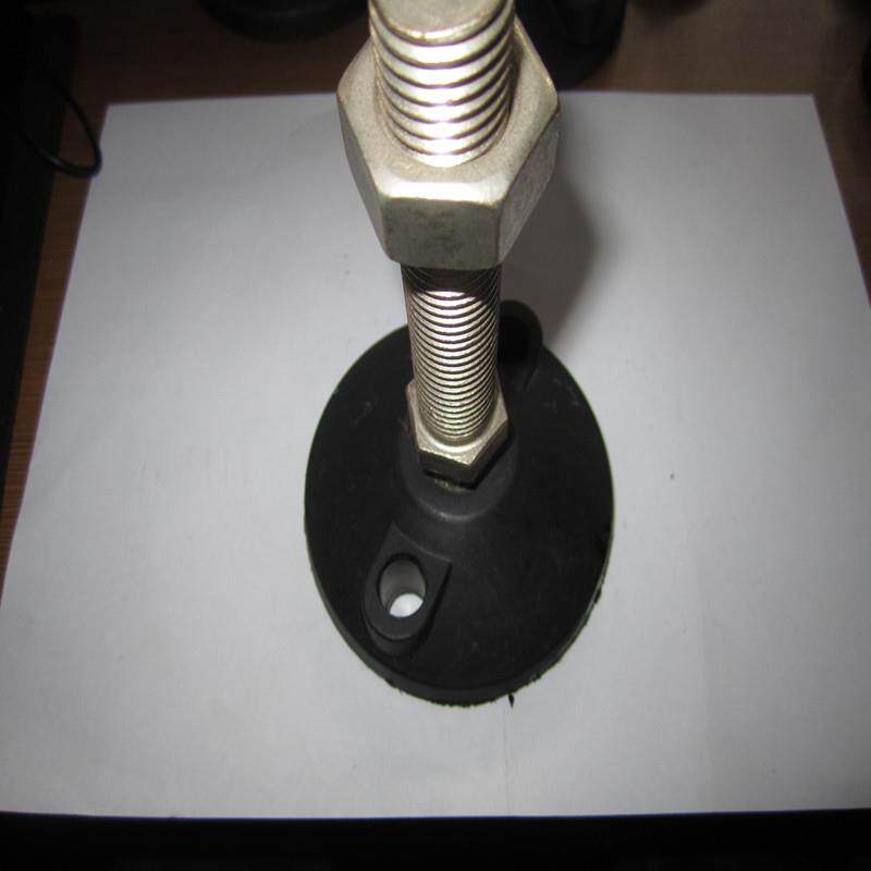 万向尼龙调整脚/调节脚/可调关节蹄脚/地脚/机床垫脚/M20*100