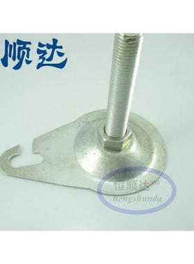 平底带勾脚杯 带钩喇叭支撑脚 调节地脚 AD86mm 丝杆M12 M14 M16