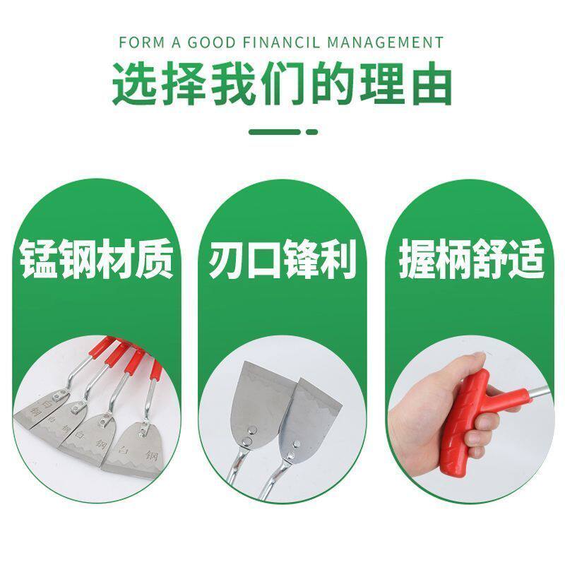 挖蒜不锈钢小铲子挖野菜神器挖荠菜园艺铲种花挖土除草工具户外铲