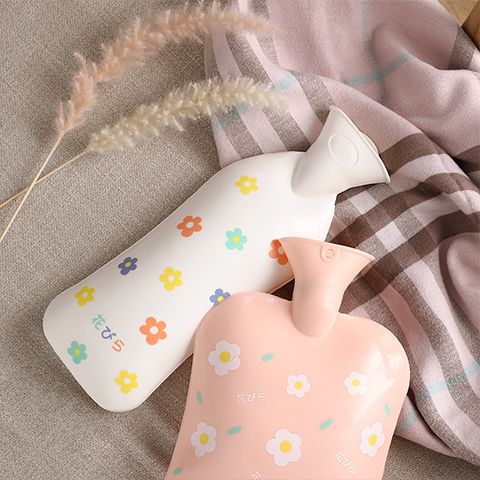毛绒可拆洗注水热水袋 冬季女学生随身迷你灌水暖肚暖手宝