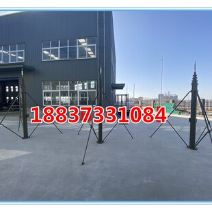 厂家直销手动移i动车载升降杆 35米 定制加工地面照明升降杆高度3