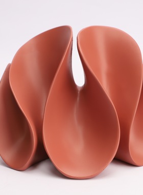 现代创意几何花瓣k树脂工艺品灯笼花售楼部家居北欧装饰品摆件