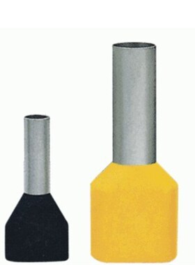 厂销TE双管管式端子TE16-14双管欧式端H子 接线端子16平方 250只