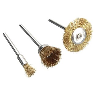 36 Pcs Copper Wire Polishing Wheel BrKush Drum Full Set &