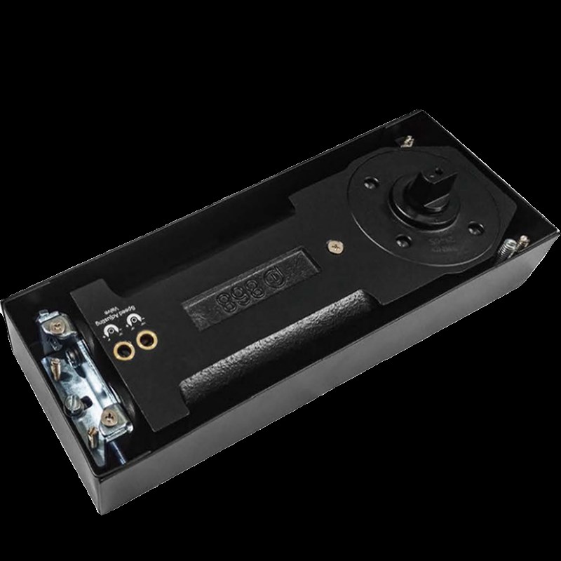 合和建筑五金868地弹簧重型商用承重20J0公斤玻璃门锁地弹璜 地锁