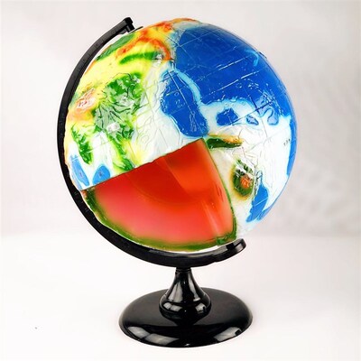 34022地球内部构m造模型 中学地理教学模型 地理实验器材 教学仪