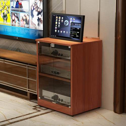 家庭影院设备柜颗粒板三层 家庭影院功放机架音箱柜音响柜