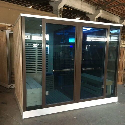 Customized Logo material Steam Sauna Infrared Wet Steam Room