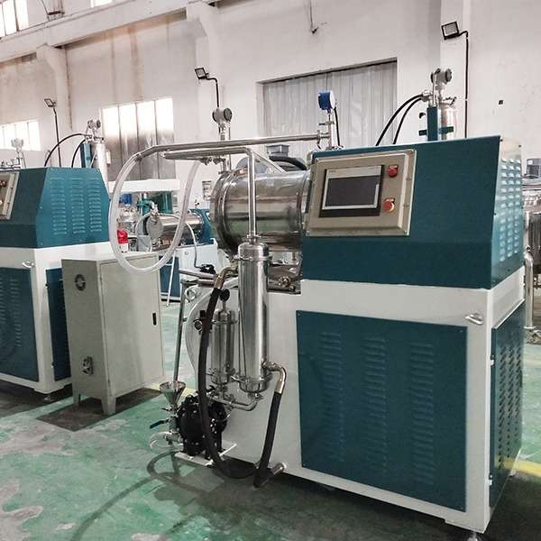 卧式砂磨机棒销式纳米级涂料食品油墨色浆涡轮纳米研磨