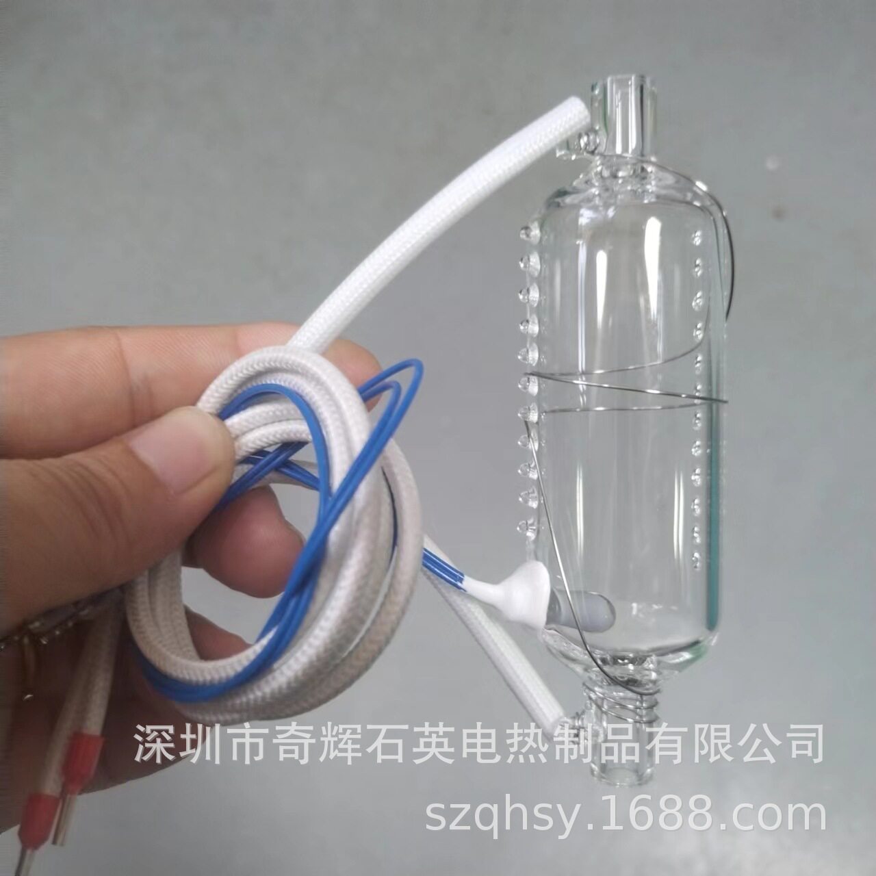 （深圳奇辉石英石英螺旋管  耐高温透明石英仪器玻璃管