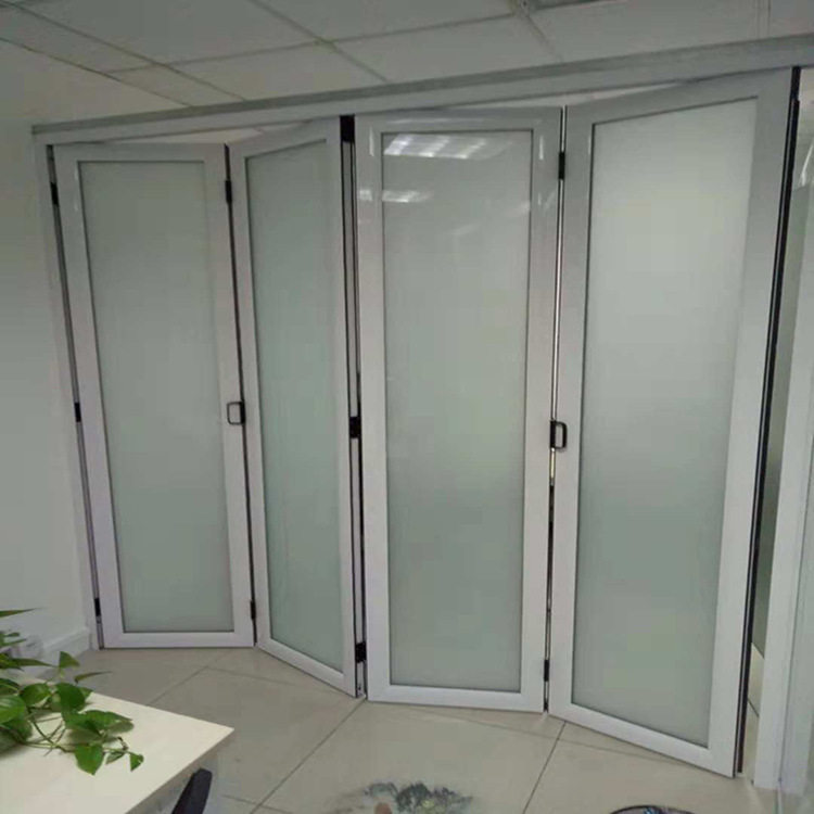 铝合金折叠门隔断开放式厨房阳台卫生间厕所客厅镁隐形伸缩推拉门图片