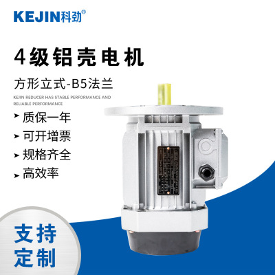 科劲YS系列0.55KW-3KWB5B14法兰三相异步电动机厂家直销铝壳电机