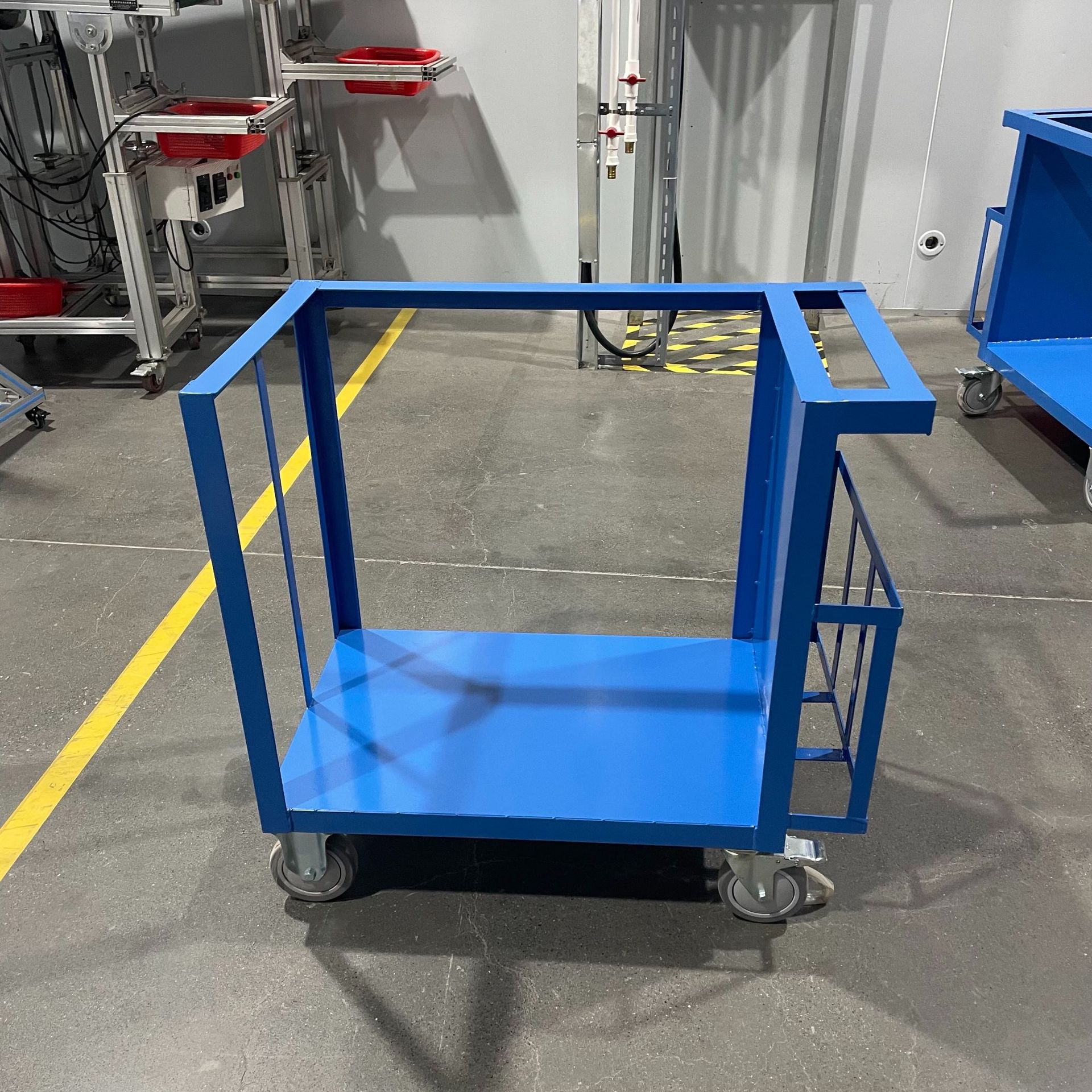 布匹堆垛架重型货物存放架面料堆高架仓库折叠货架移动物料周转架