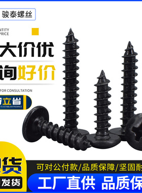 黑色自攻大扁头螺丝钉m3m4m5加长螺丝大全m3.5*5x6x8x10x14x16x30