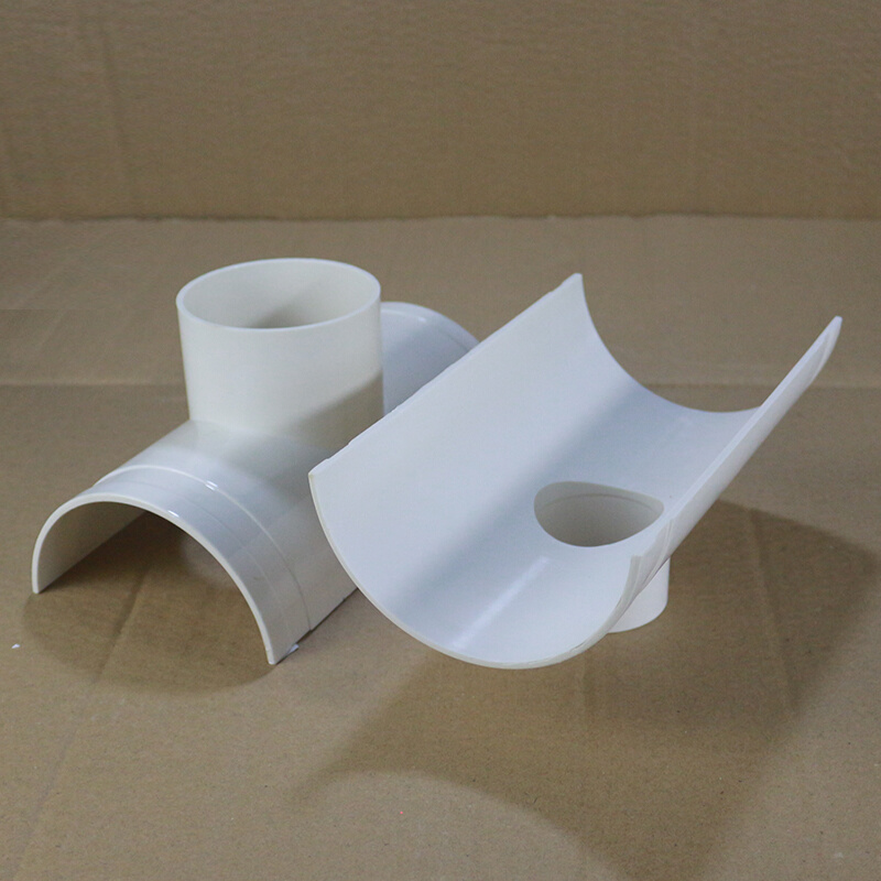 PVC开口三通补漏片快速抢修配件排水管件接头器75变径接头50110㎜