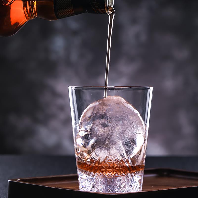 酒吧传奇 无铅水晶手工刻花威士忌杯 古典杯 Old Fashion调酒杯