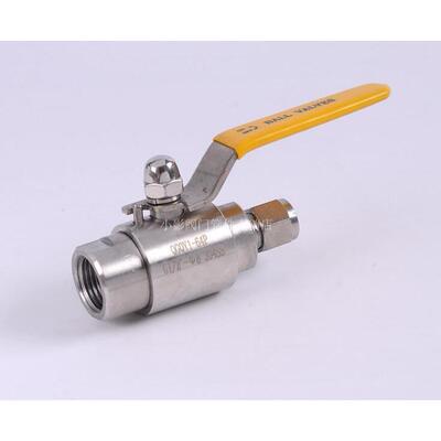 不锈钢QGQY1-64P高压气源球阀卡套球阀G1/2-Φ6 8 10 12 14 16 18