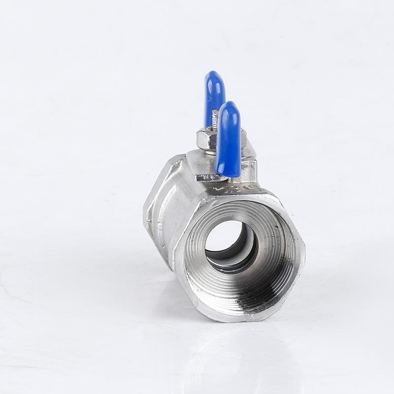 304不锈钢球阀201一片式自来水阀门开关蝶形碟柄球阀4分6分1寸1.2