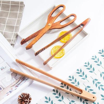 手作楠木特色木质烘焙面包夹 沙拉水果夹 蛋糕点心夹子实木牛排夹