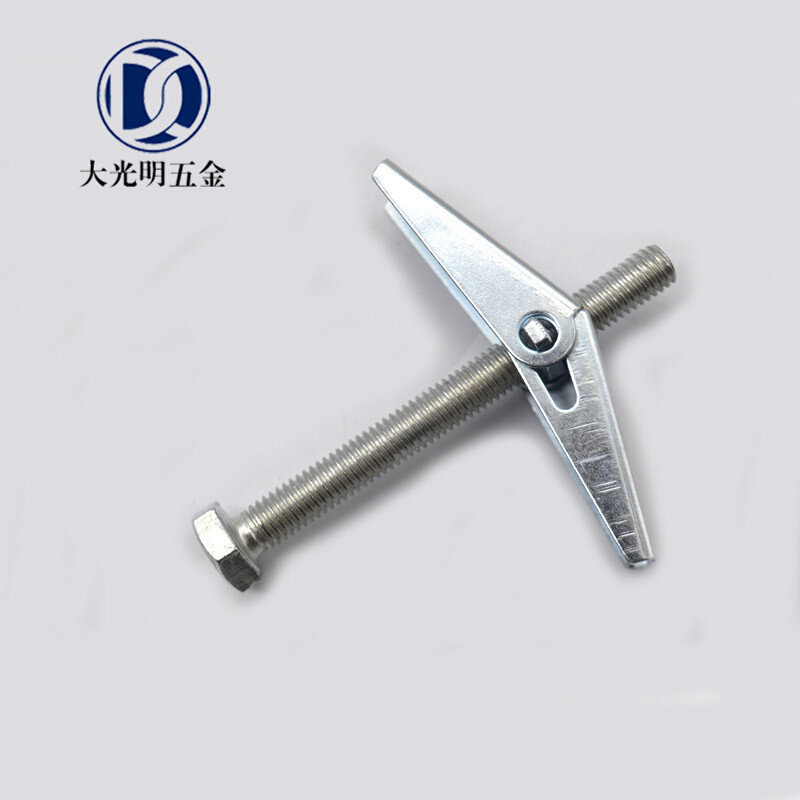 铁飞机膨胀螺丝空心墙砖石膏板预制板兰花夹中空壁虎伞形胀栓胀塞