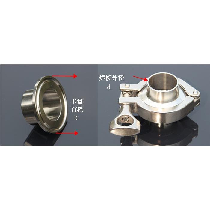 304不锈钢卡箍式金属软管  快装波纹管卫生级卡盘   酒厂药厂专用