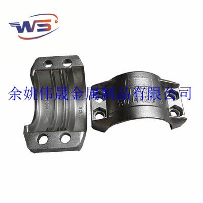 不锈钢安全管夹工业卡箍  DIN2828 两片式软管抱箍 EN14420-3拉瓦