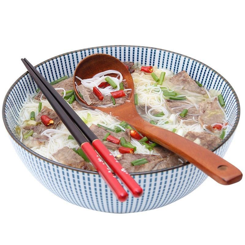 耐高温专用勺盛粥家用汤勺日式木勺拉面定制木质长柄米线面馆勺子