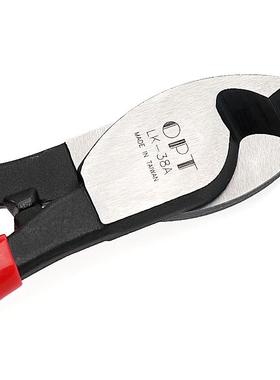 台湾OPT电工手动电缆剪线钳铜铝线电线光纤剪刀断线钳LK22 38 70A