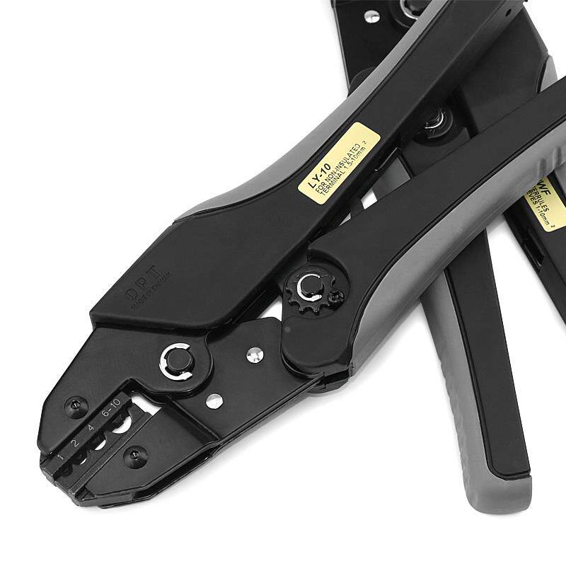 台湾OPT棘轮压线钳LY-10/03C/04/06/16WF紧线钳冷压端子夹网线钳