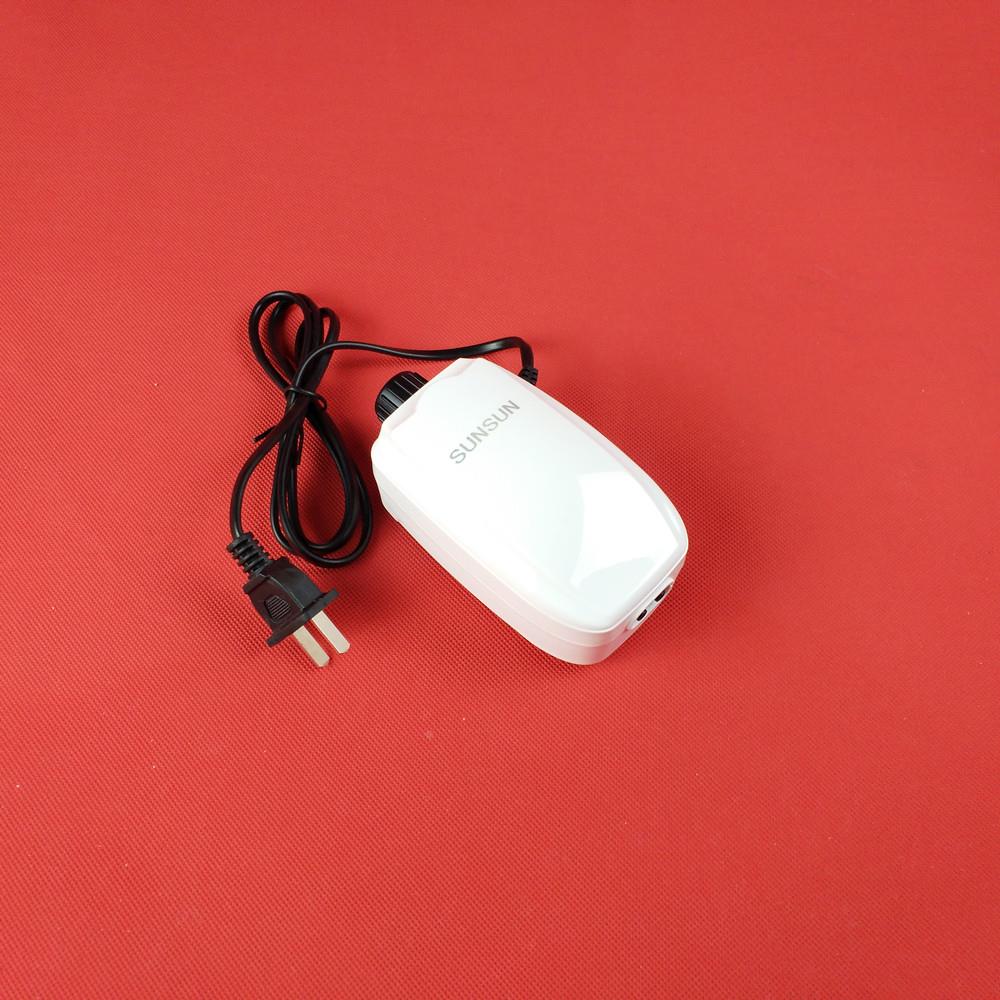 森森可调节静音鱼缸养鱼增氧泵迷你增氧机双孔充氧增氧机氧气泵