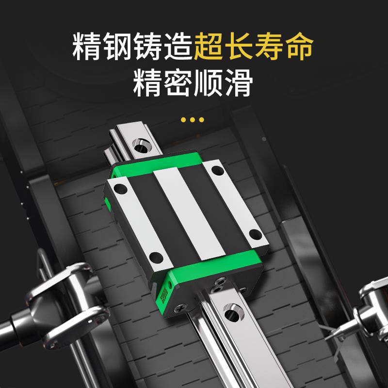 法兰滑块直线导轨滑动轴承 HGW 15 20 25 30 35 45 55 65 CC 上银