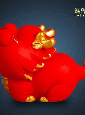 瑞兽神龙礼物青吉祥物砂石线香香炉插家居客厅摆件装饰品