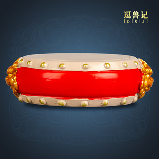 摆件麒麟小鼓配件砂石底架摆饰客厅青兽首底座工艺礼品家居装饰