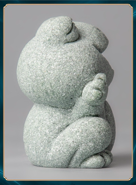 假山中式鱼缸装饰造景砂石精品创意宠新摆件茶青家居办公桌面国潮