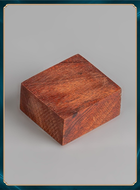 装饰品面置物四脚摆件办公桌金属底座中式居家实木国潮系列