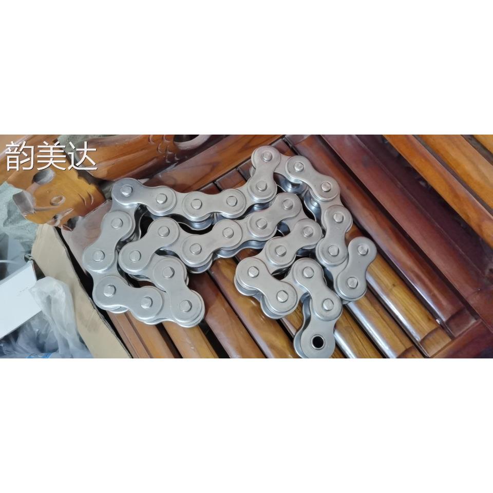韵美达304不锈钢工业链条双排08A/10B/12B/16B/20B/24B/28B/32B/40B/48B