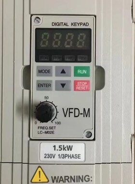 台达变频器VFD007/015/022/037/055/M21/23/43A/B全新原装M系列
