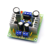 317散件调压 负电压板 LM317 LM337正负双电源可调稳压电源板套件