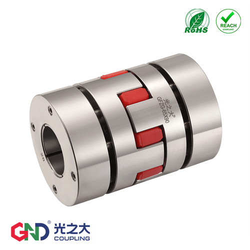 GFZG梅花联轴器大扭矩丝杆不锈钢爪形主轴加工中心胀套弹性连轴器
