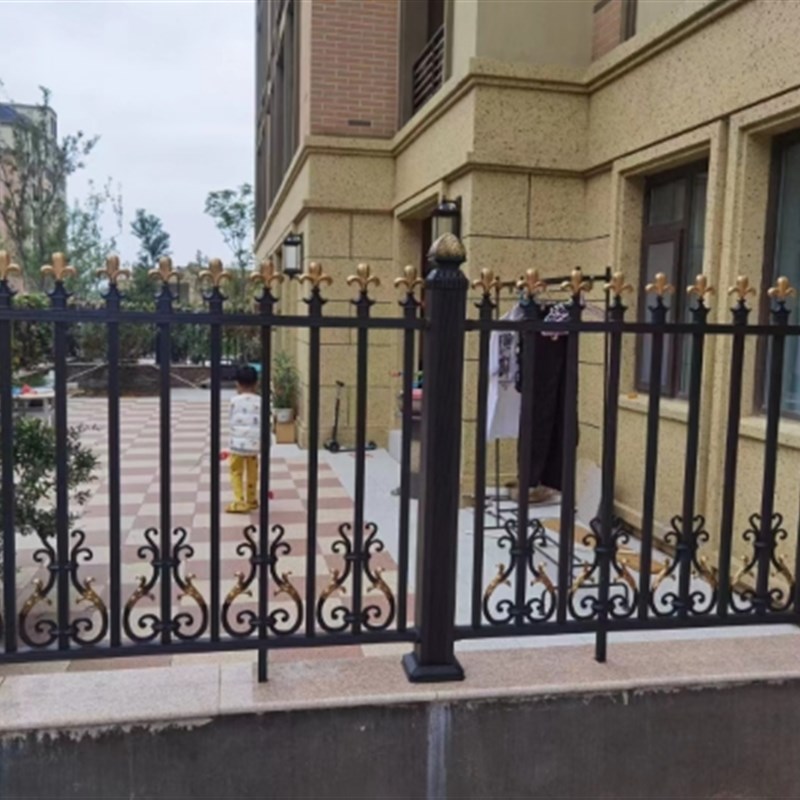 铝合金铝艺围墙别墅锻打围栏防护栏栏杆庭院小区护栏栅栏庭院铁艺