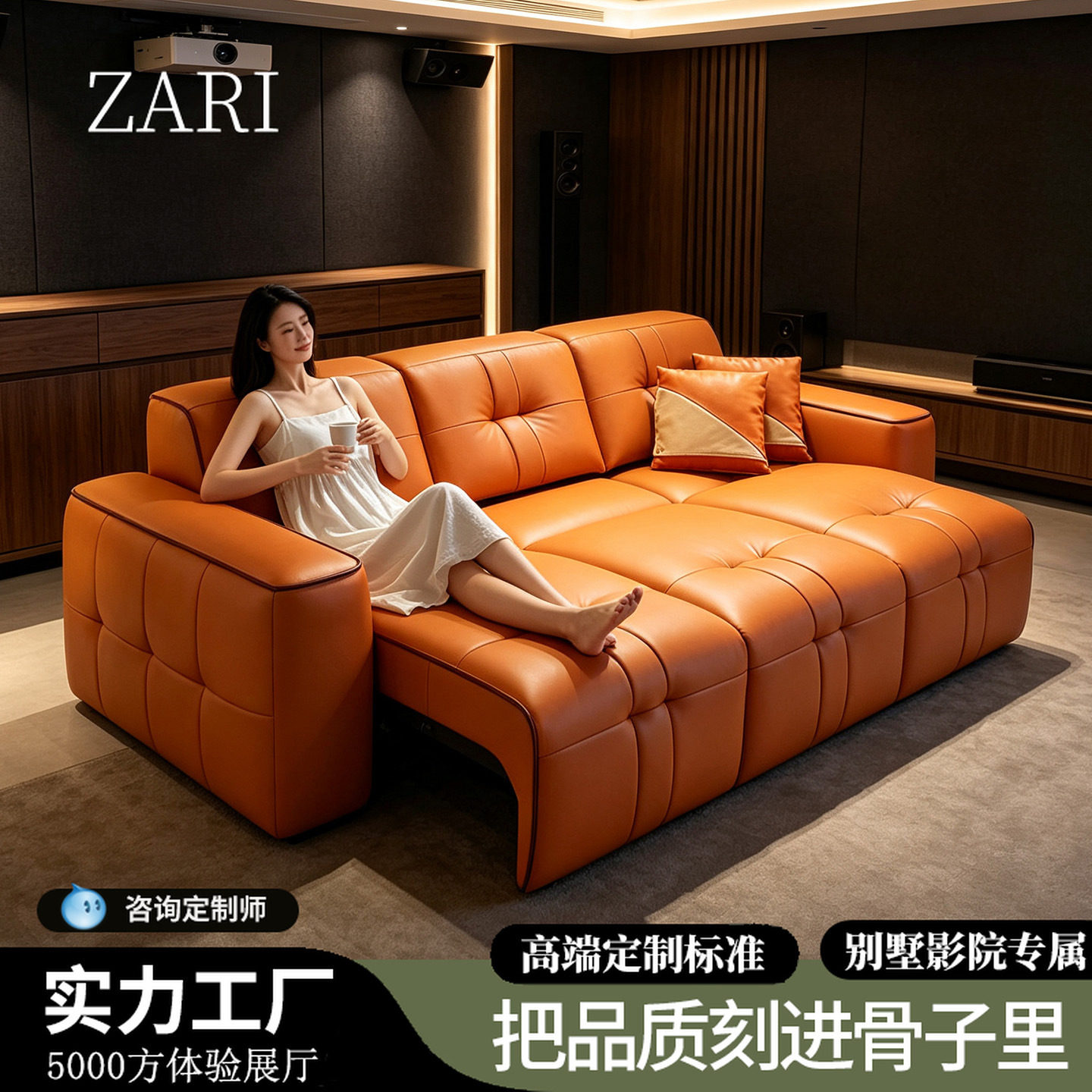 世藤家园伸缩储物观影沙发床