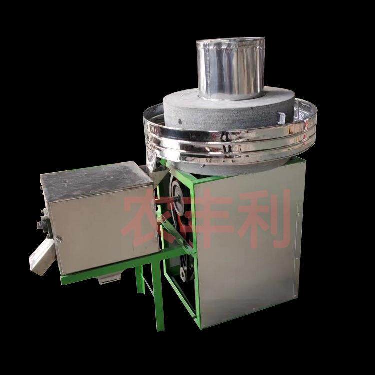 50型米浆电动石磨机纯手工锻造豆浆石磨机芝麻磨酱机