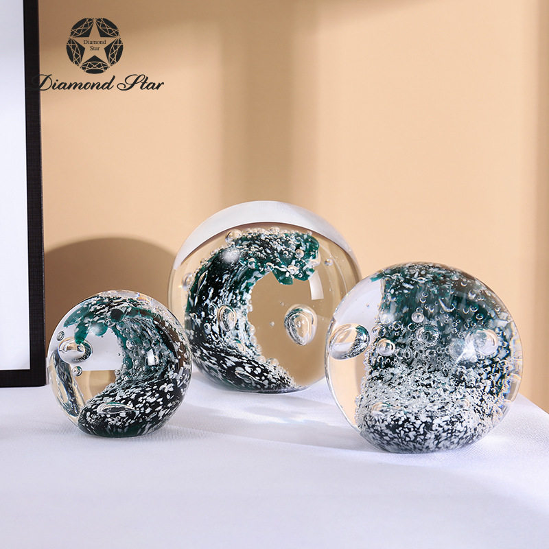 钻石星现代轻奢创意水晶球装饰摆件客厅玄关电视柜置物工艺品摆件,电子元器件市场,电线扎带/束线带,淘宝优惠券,粉丝福利购,淘宝优惠卷