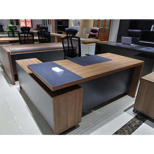 广西南宁办公家具单人简约现代办公桌总裁桌大班台主管经理桌