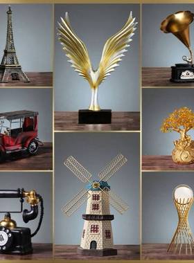 摆酒电柜28547装饰复创古品摆件品家居饰提琴意书简约小客厅小视