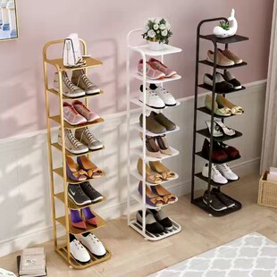 鞋架门口简易小窄门口入户门外省空间迷你简约家用收纳鞋架子多层