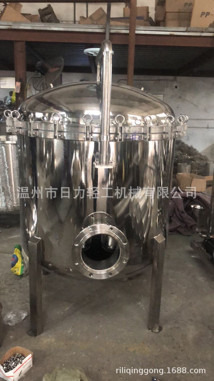 不锈钢大流量多袋式工业污水过滤