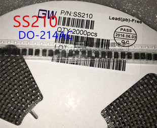 厂家供应SS210 贴片肖特基二极管2A100 SR2100肖特基二极管SS210